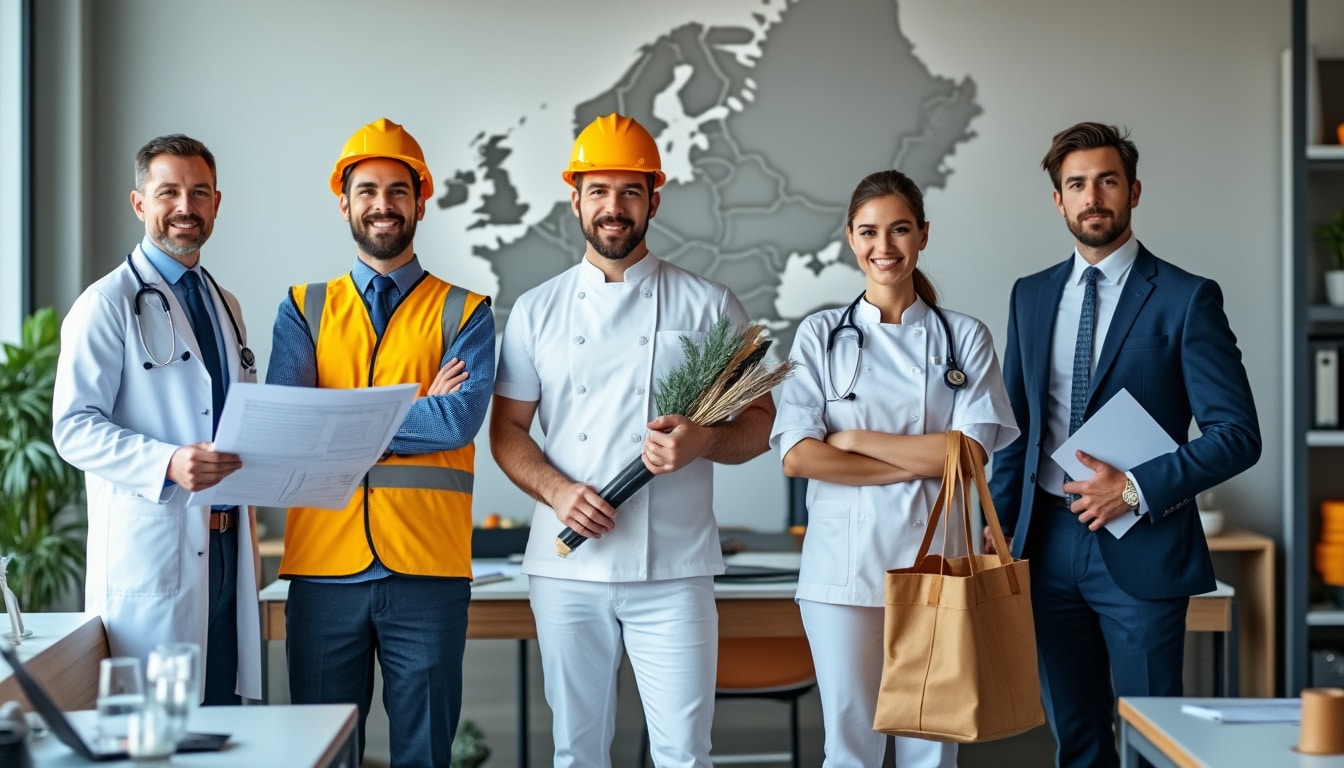 découvrez les métiers concernés par la carte professionnelle européenne et facilitez la reconnaissance de vos qualifications à travers l'europe.